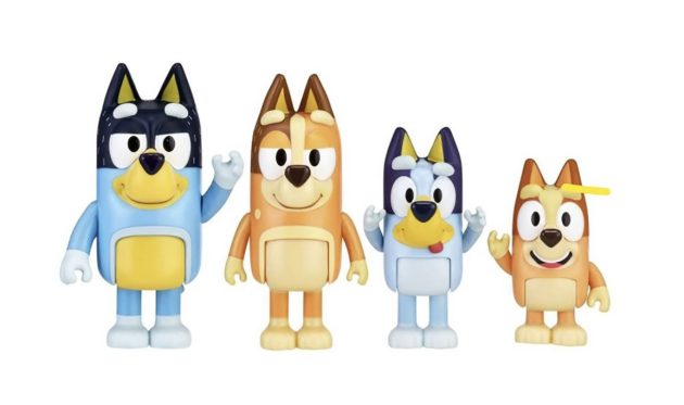 Bluey Family New Expression Figure 4-Pack